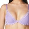 imageNatori Women Feathers Lace Plunge TShirt BraFrench Lilac