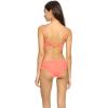 imageNatori Women Feathers Lace Plunge TShirt BraHot Coral