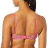 imageNatori Women Feathers Lace Plunge TShirt BraPassionfruit