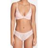 imageNatori Women Feathers Lace Plunge TShirt BraPink Icing