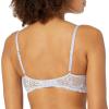 imageNatori Women Feathers Lace Plunge TShirt BraPurple Rose