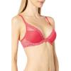 imageNatori Women Feathers Lace Plunge TShirt BraSunset Coral