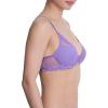imageNatori Women Feathers Lace Plunge TShirt BraViolet Blue