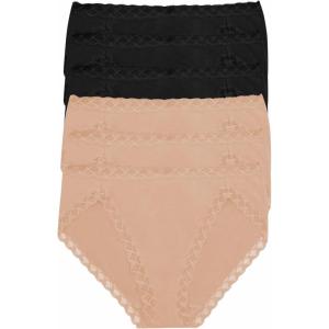 imageNatori Womens Bliss French Cut 6PackBlackBlackBlackCafeCafeCafe