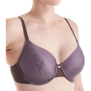 imageNatori Support Womens Plus Size Smooth Scroll Full Figure Contour Underwire BraGraphiteSoft Lilac