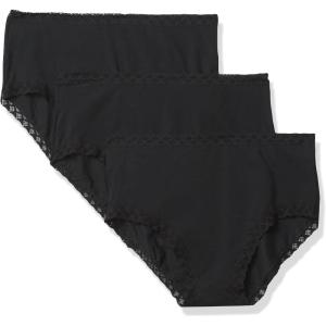 imageNatori Womens Bliss Cotton Full Brief 3 PackBlack