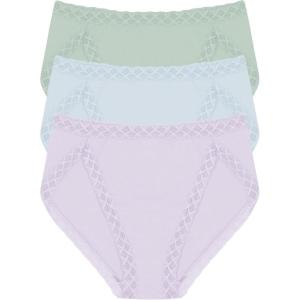imageNatori Womens Bliss French Cut 3PackLavender HazeMsty BlueMeadow