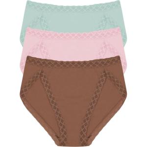 imageNatori Womens Bliss French Cut 3PackNutmegPerfect PinkMeadow