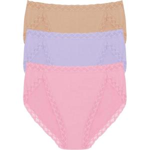 imageNatori Womens Bliss French Cut 3PackPink NectarLilac DreamCafe