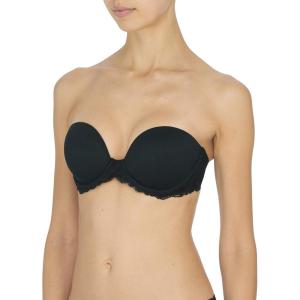 imageNatori Womens Feathers Strapless Plunge Multiway BraBlack