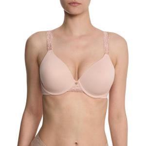imageNatori Womens Body Double LaceTrim FullFit BraCameo Rose