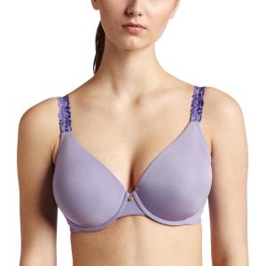 imageNatori Womens Body Double LaceTrim FullFit BraCrocusBlue Hyacinth