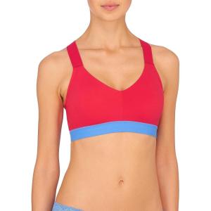 imageNatori Womens Dynamicracerbck SPRT BraletteSunset CoralPool Blue