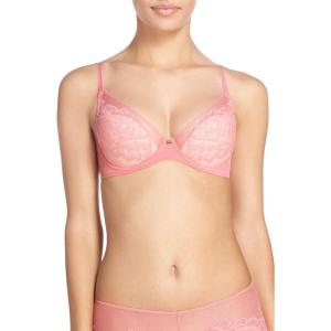 imageNatori Womens Flora Contour Underwire BraSunset PinkCameo Rose