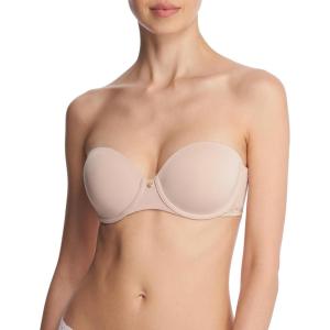 imageNatori Womens Pure Luxe Strapless Contour UnderwireRose BeigePink Pearl
