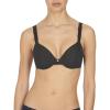 imageNatori Womens Rose Dream Custom Coverage Underwire TShirt Bra 731080CoalBlack