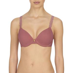 imageNatori Womens Rose Dream Custom Coverage Underwire TShirt Bra 731080MauvewoodBuff