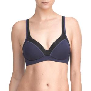 imageNatori Womens Zen Contour Convertible Sport BraMidnight NavyBlack