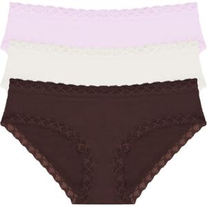 imageNatori Womens Bliss Girl Brief 3PackFrench Roast