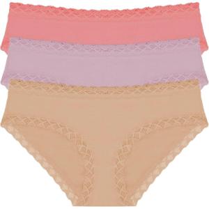imageNatori Womens Bliss Girl Brief 3PackPapayaLavender FrostCaf