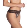 imageNatori Womens Bliss Cotton Girl Brief Panty 3PackFrench Roast Leopard Print