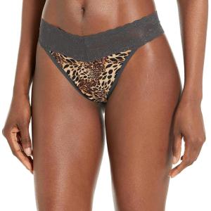 imageNatori Womens Bliss Cotton Girl Brief Panty 3PackCoalLuxeLeopard Print