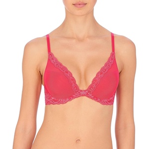 image:imageNatori Women Feathers Lace Plunge TShirt BraHibiscus